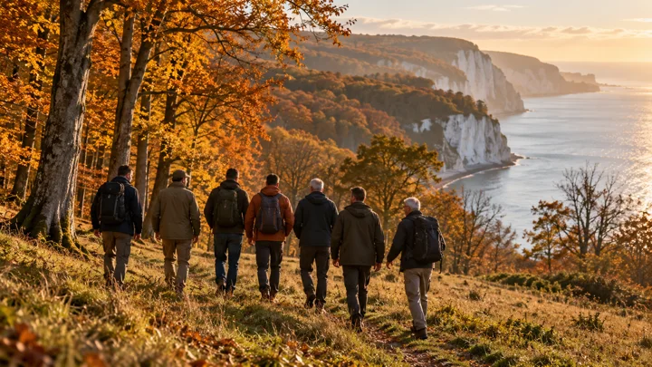 Men together in nature